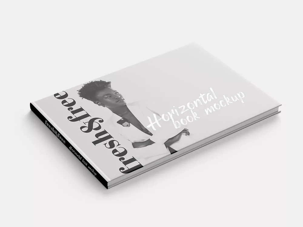 Free Landscape Book Mockup