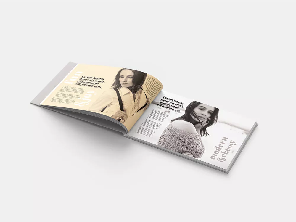 Free Landscape Book Mockup