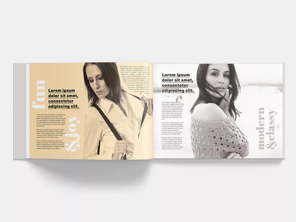 Free Landscape Book Mockup