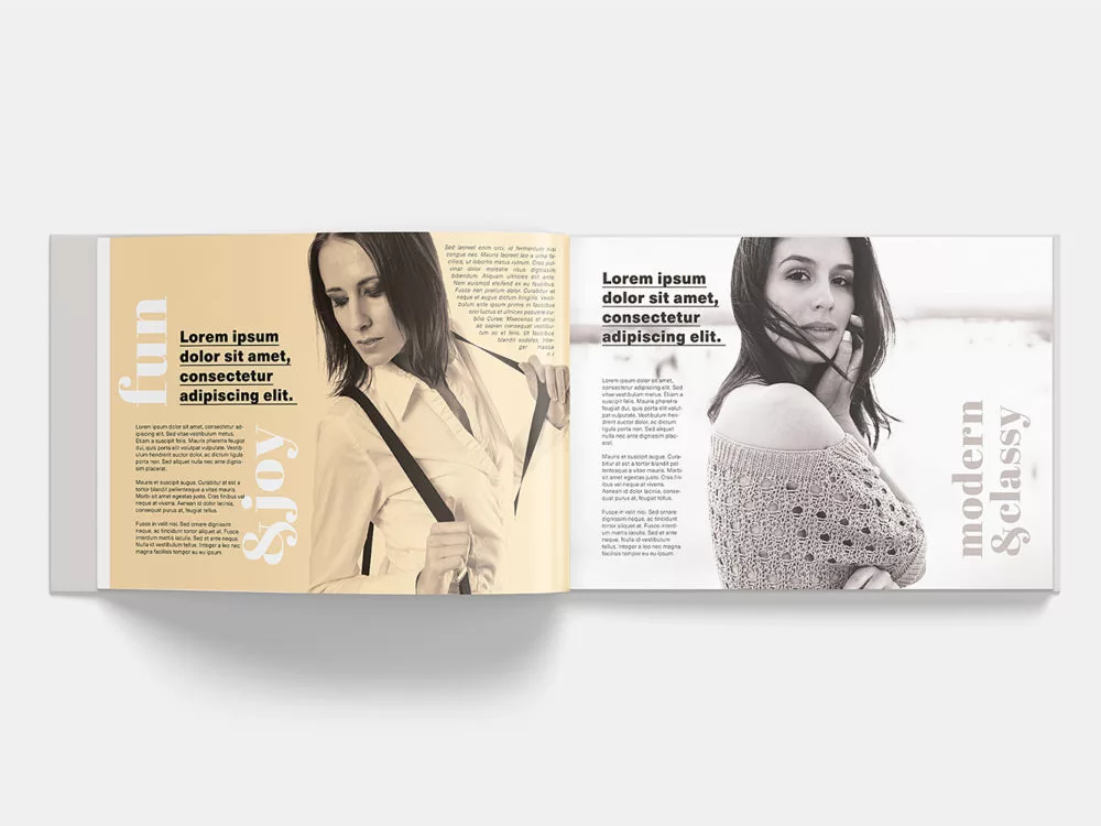 Free Landscape Book Mockup