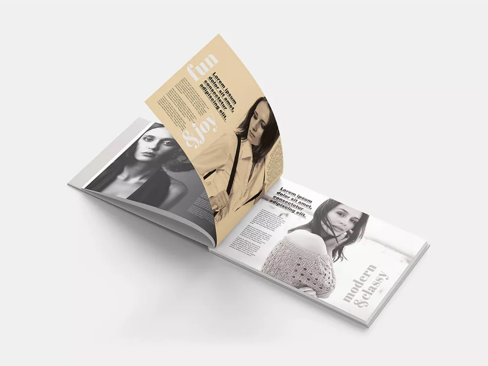 Free Landscape Book Mockup