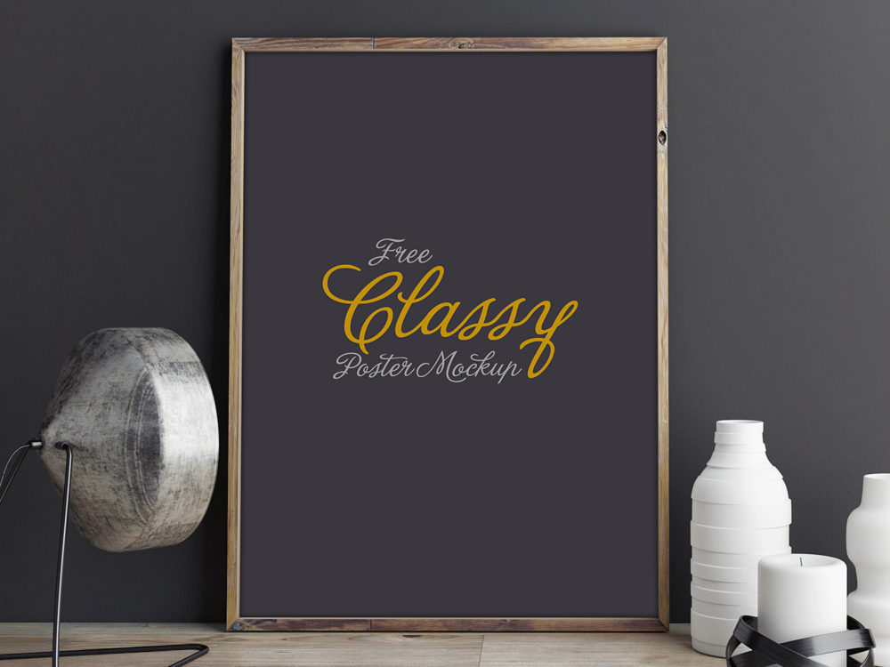 Free Poster Frame Mockup