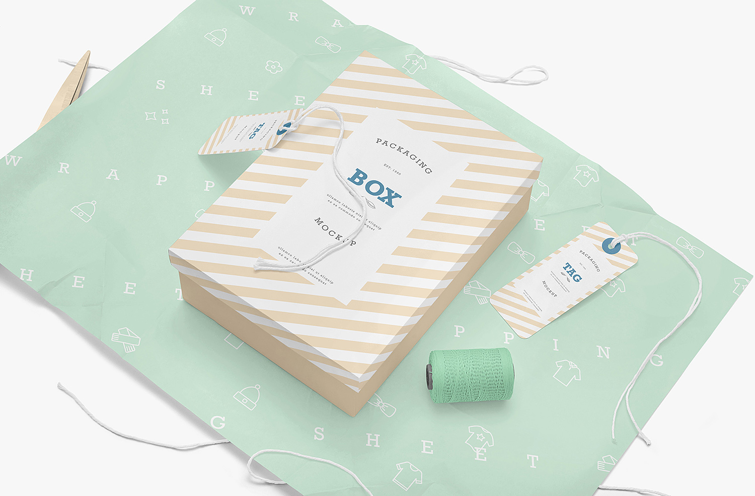 Download Free Rectangle Box Mockup | Free Mockup