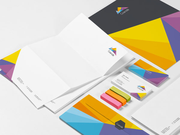 Free Stationery Mockup Scene