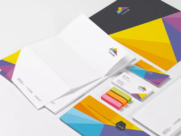 Free Stationery Mockup Scene