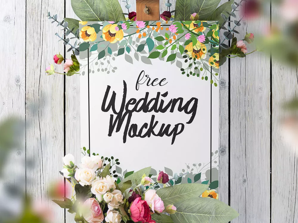 Free Wedding Mockup Set