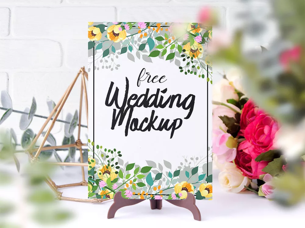 Free Wedding Mockup Set