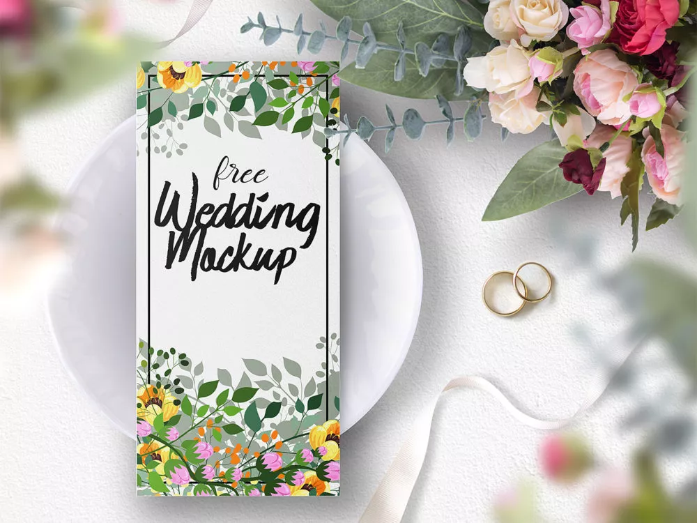 Free Wedding Mockup Set