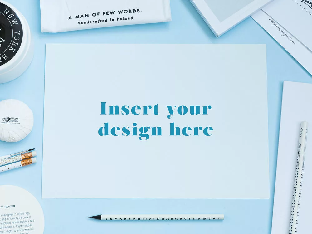 Hand Drawn Sketch Free Mockup