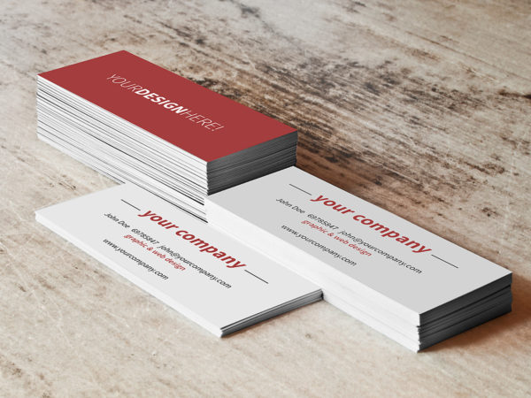 Mockup Business Card Stack Free