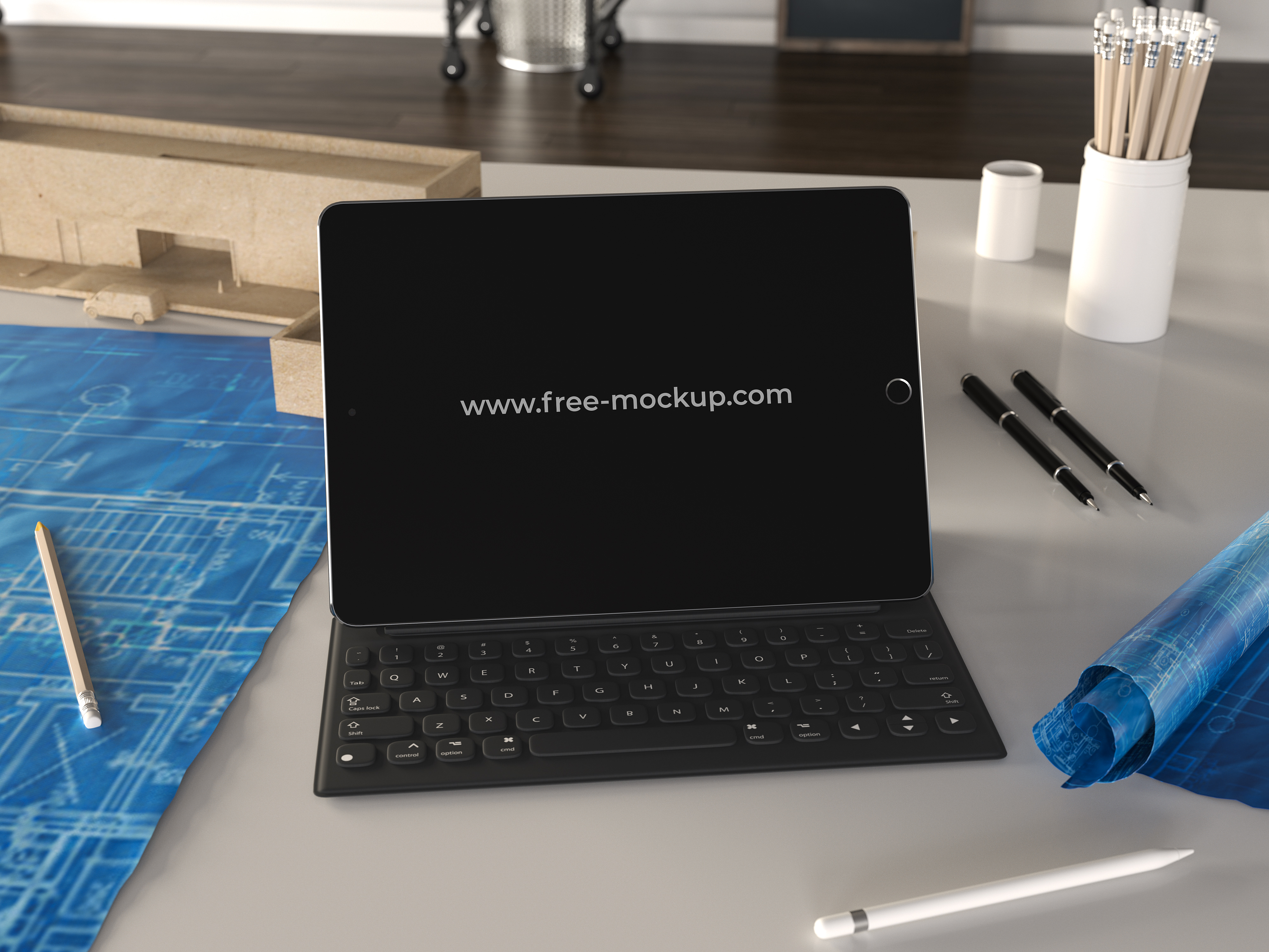 Download Mockup-iPad-Pro-Free | Free Mockup
