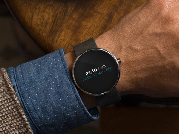 Moto 360 Free Mockup