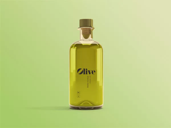 Olive Oil Bottle Mockup