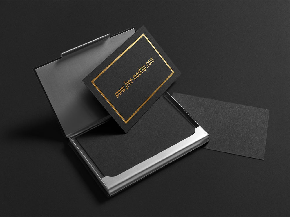 Premium Business Cards Mockup