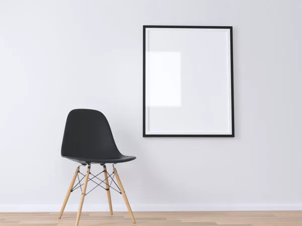 Realistic Poster Frame Mockup v2