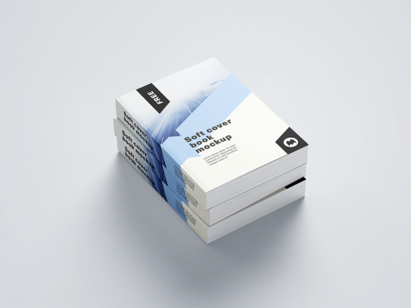 Free Softcover Book Mockup