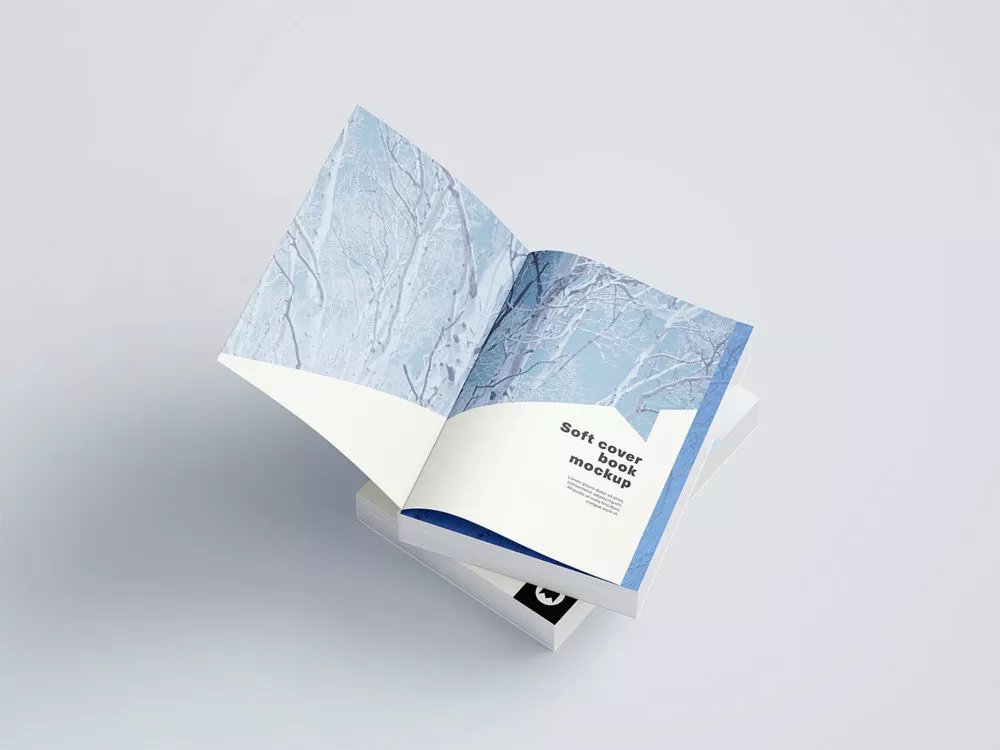 Free Softcover Book Mockup