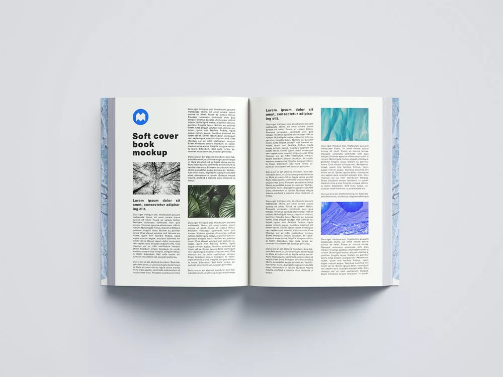 Free Softcover Book Mockup