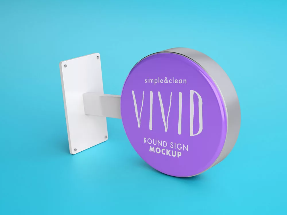 Vivid & Clean Sign Mockup