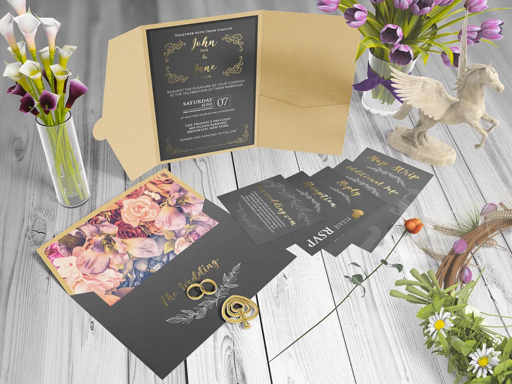 Wedding Invitation Mockup