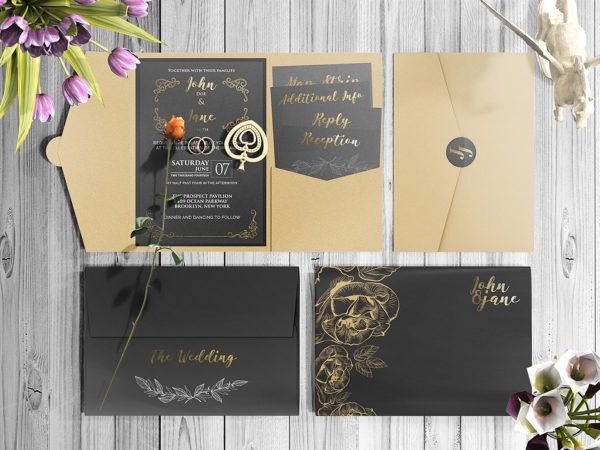 Wedding Invitation Mockup