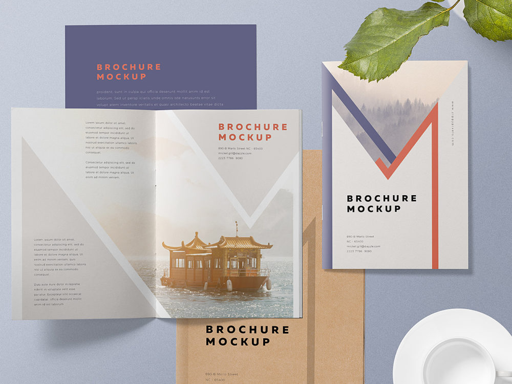 A5 Brochure Mockup