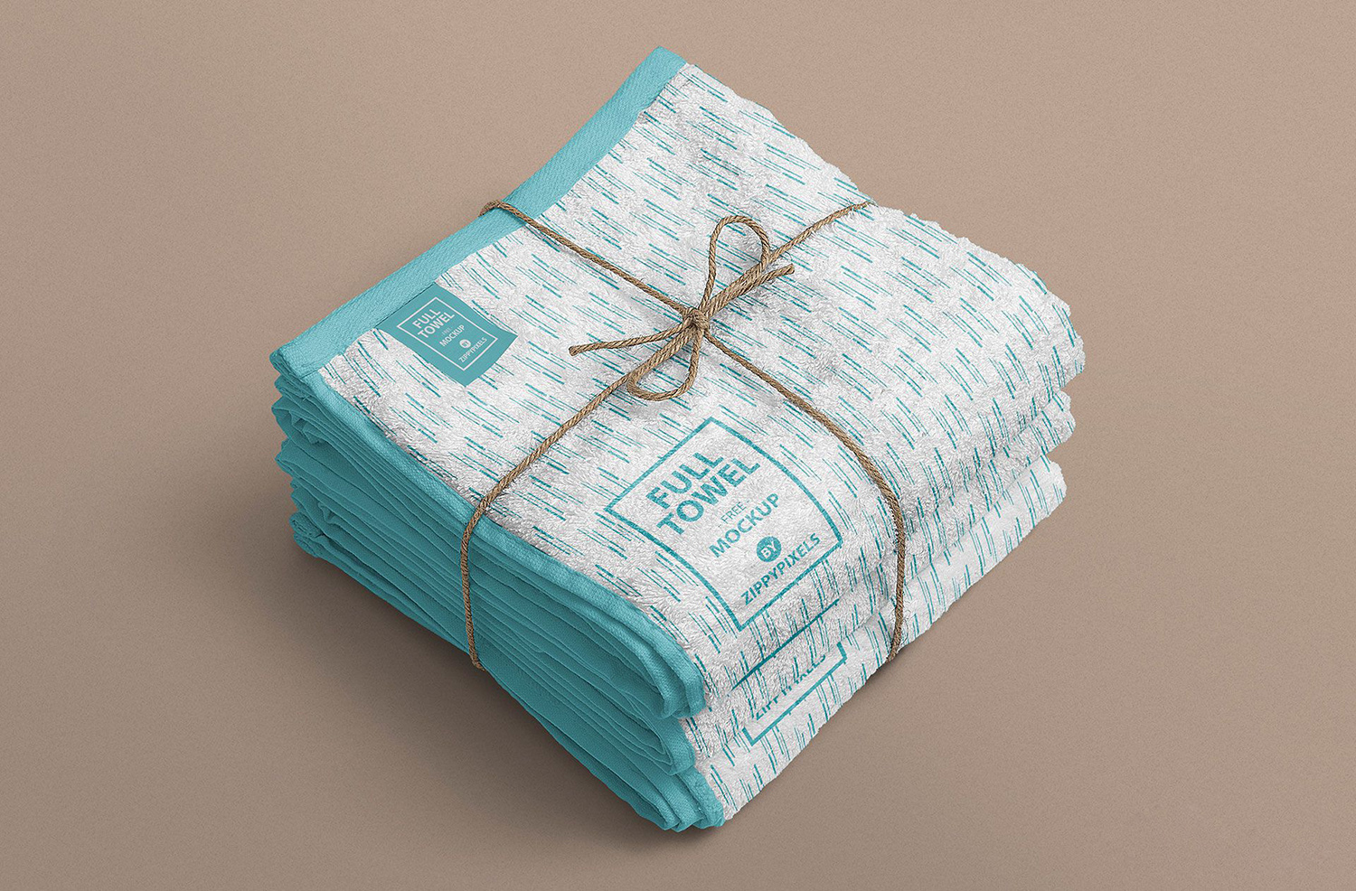 Download Folded Beach Towel Mockup | Free Mockup