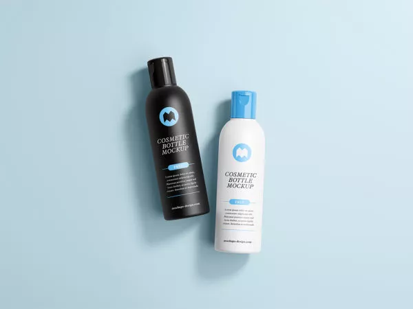 Free Cosmetic Bottle Mockups