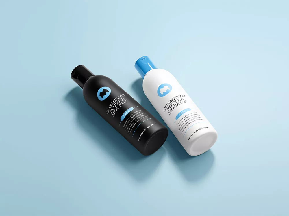 Free Cosmetic Bottle Mockups
