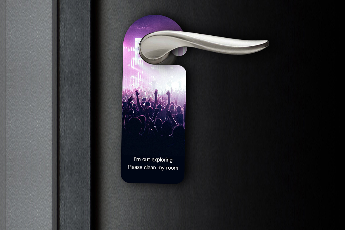 mockup tag door doorknob tags hotel mockups psd doors freebiedesign