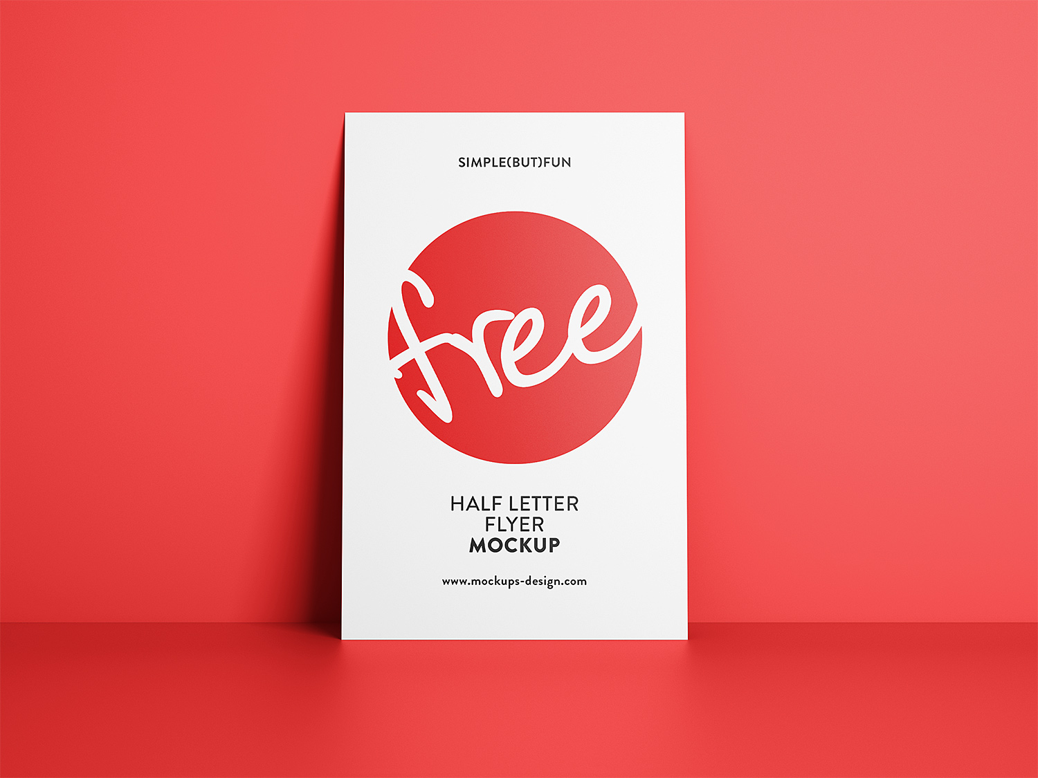 Free Half Page Flyer Mockup  Free Mockup Pertaining To Half Page Flyer Template