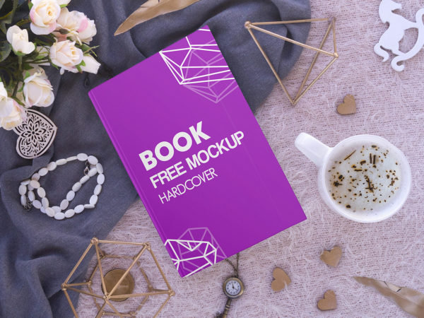 Free Hardcover Book Mockup