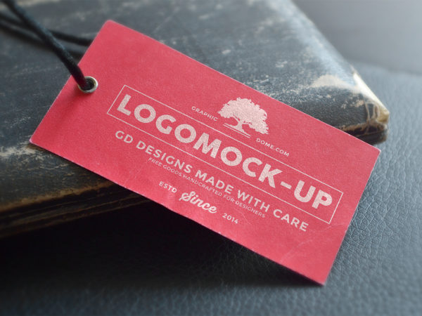 Free Logo Label Mock-up