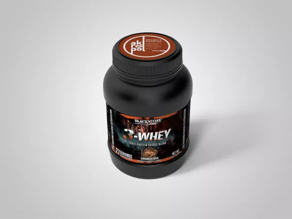 Protein Bottle Label Mockup