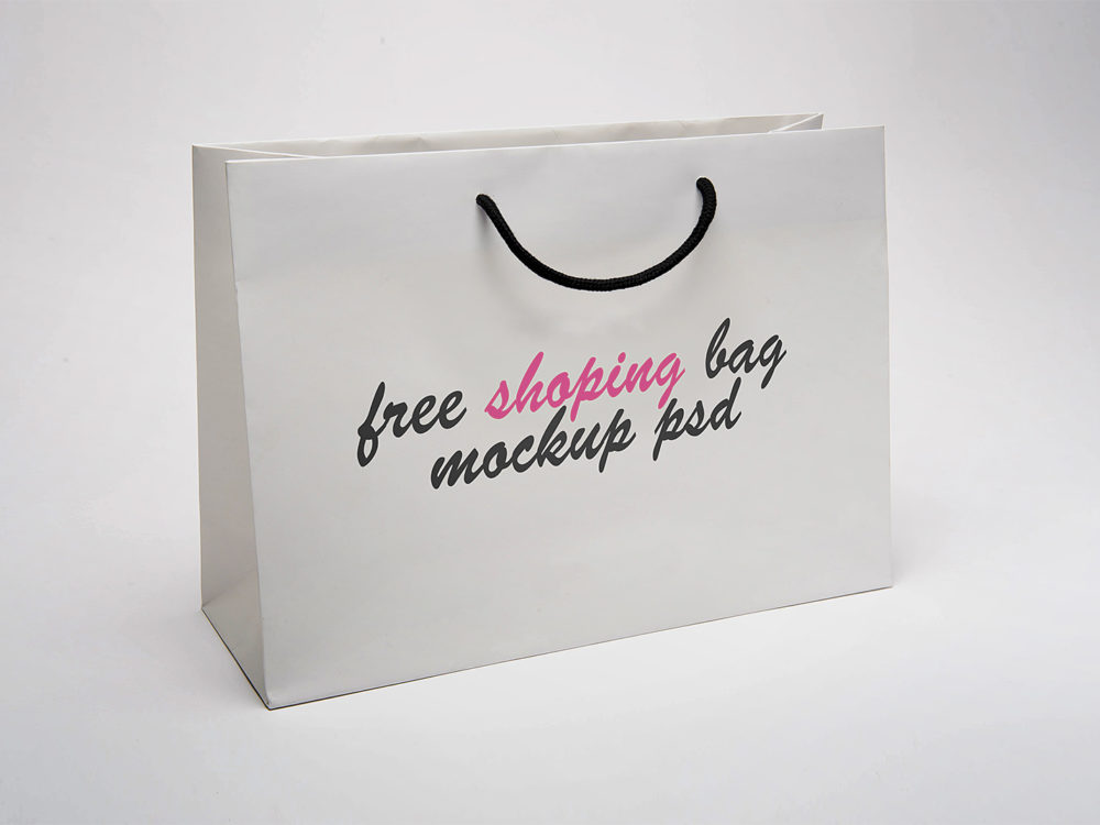 Paper Shopping Bag Mock-Up