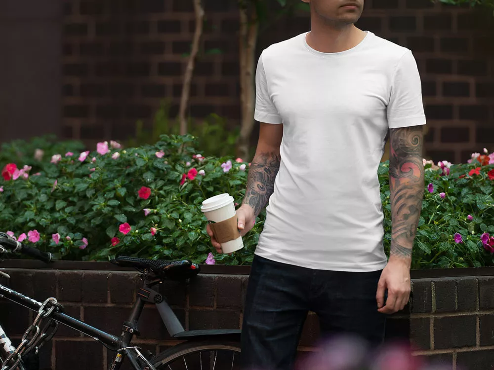 Free Male & Female T-Shirt Mockup Set