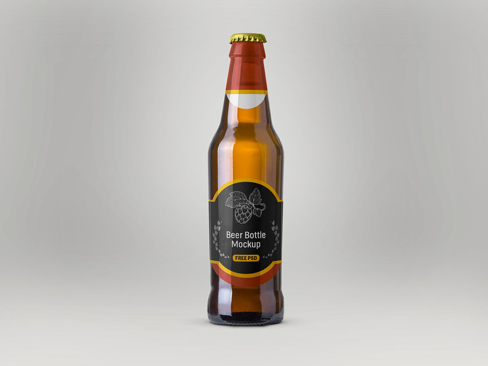 Download Beer Bottle Mockup Free Free Mockup