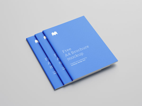 Free A4 Brochure Mockup