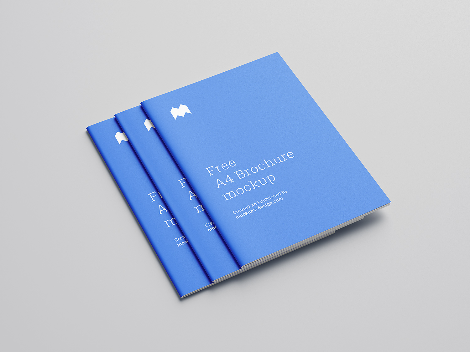 Download Open brochure A4 mockup | Free Mockup