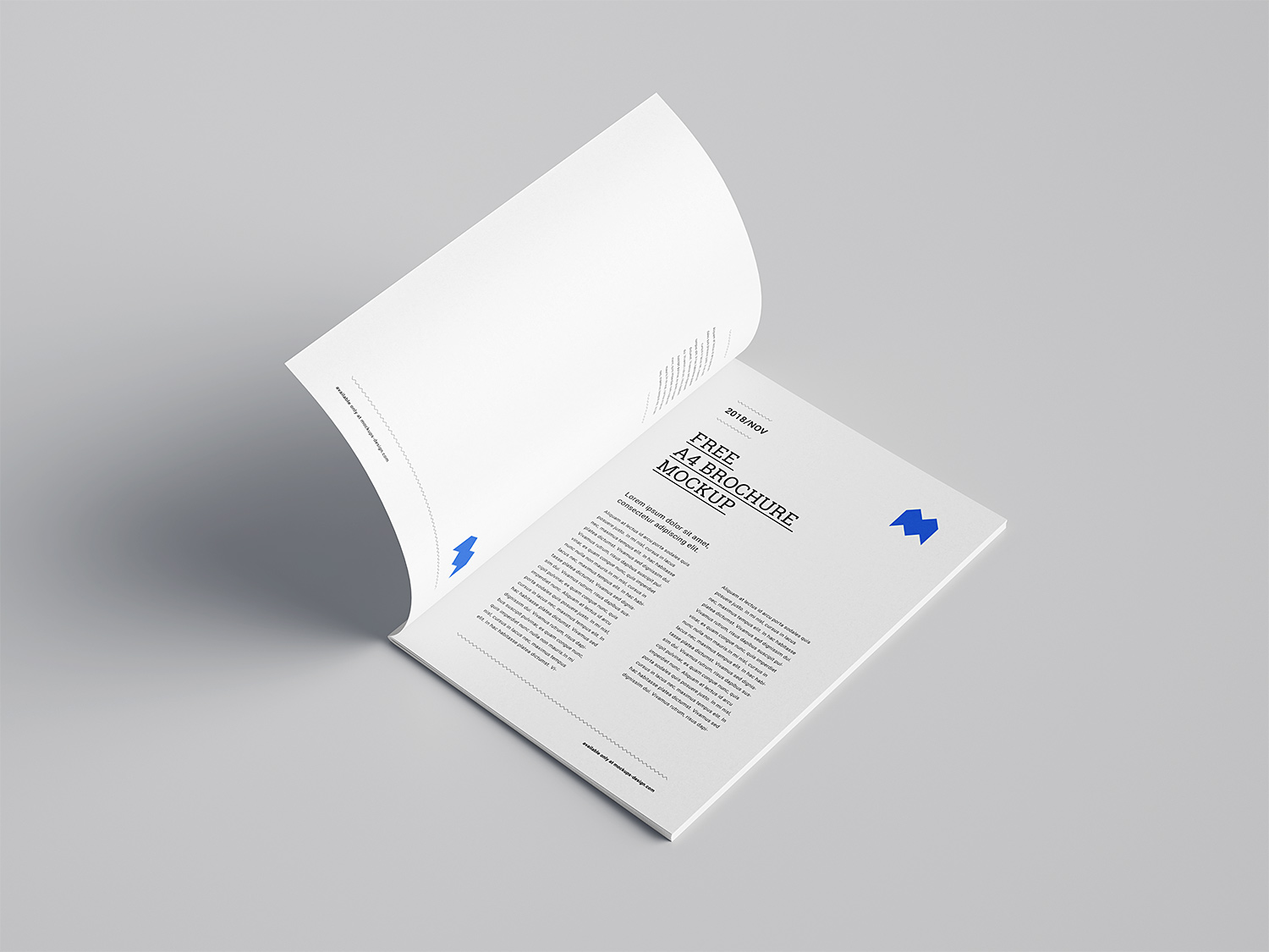 Download Free A4 Brochure Mockup | Free Mockup