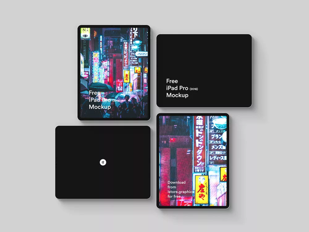 Free iPad Pro 2018 Mockup Sketch & PSD
