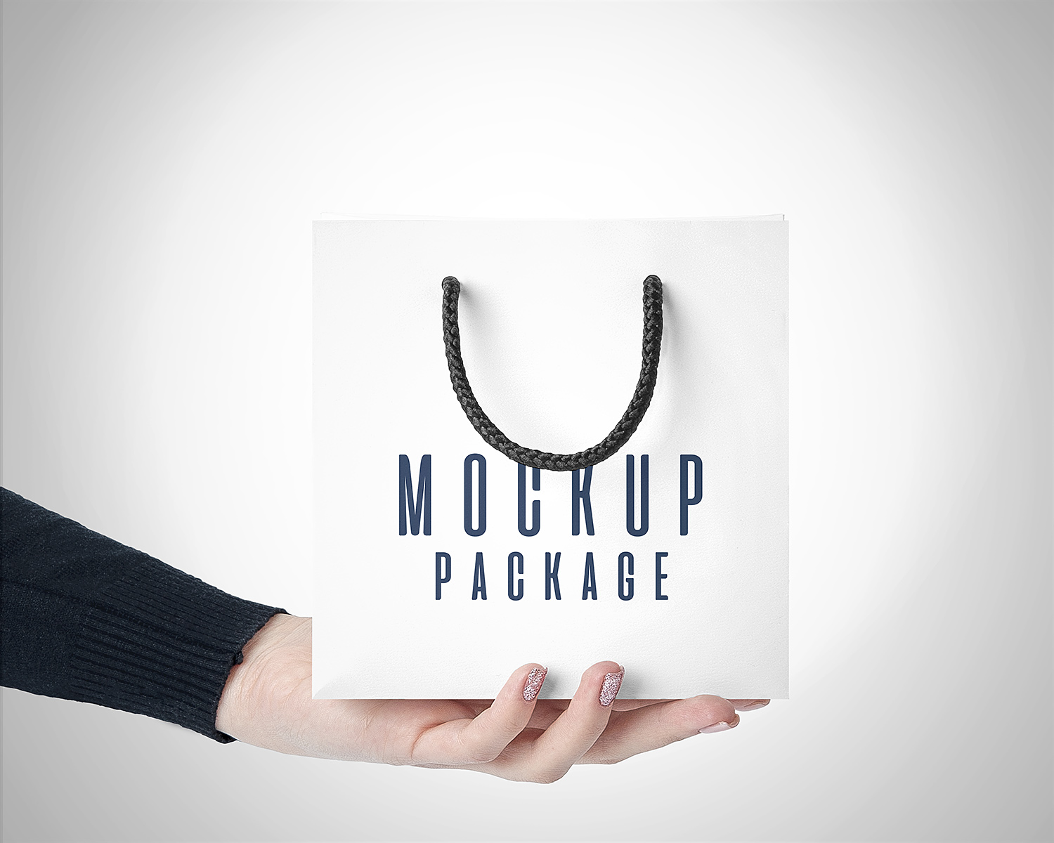 Download Gift Bags In Hands Free Mockup Free Mockup