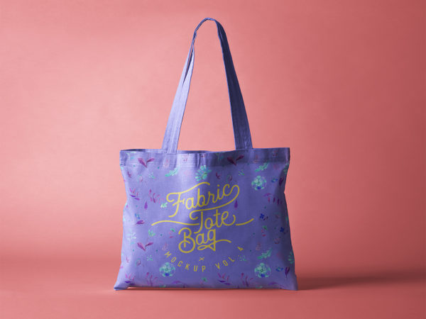 Tote Bag Fabric Mockup Free