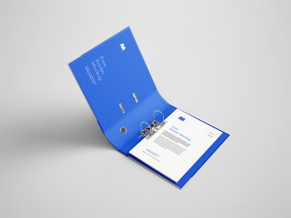 Free Binder Mockup