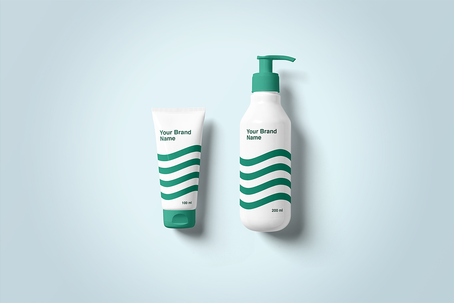 Download Free Cosmetics Bottle And Tube Mockup Free Mockup