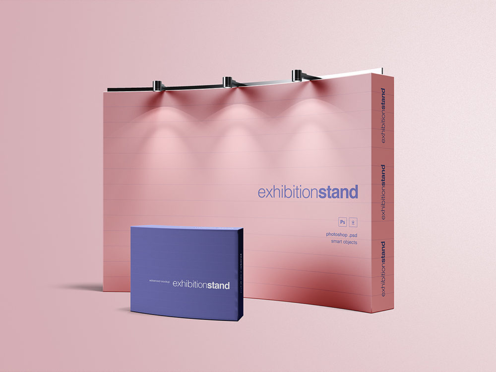 Free Exhibition Stand Mockup