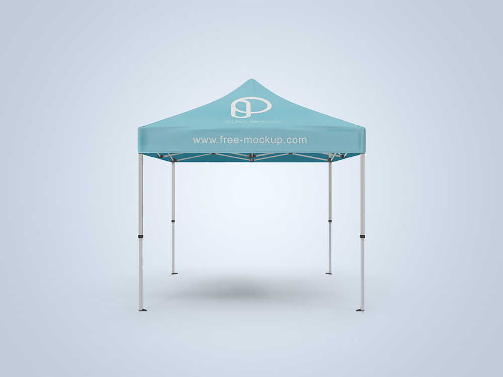 Square Canopy Tent Free Mockup