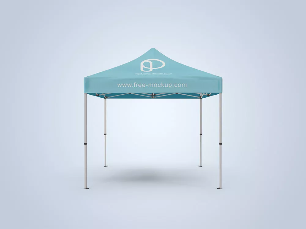 Square Canopy Tent Free Mockup