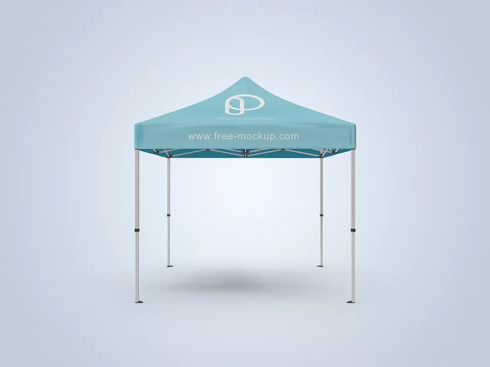 Square Canopy Tent Free Mockup