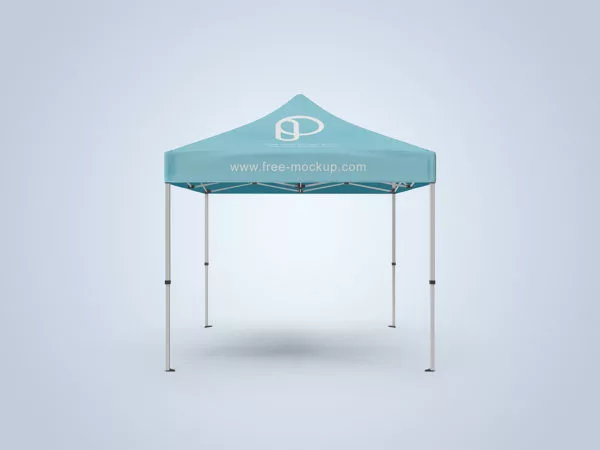 Square Canopy Tent Free Mockup